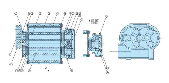 三葉羅茨鼓91视频APP下载工作原理圖